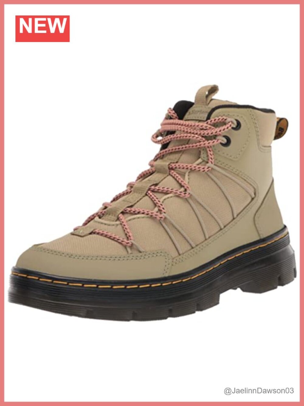 Dr Martens Combs W 6 Tie Leather Ankle Boot